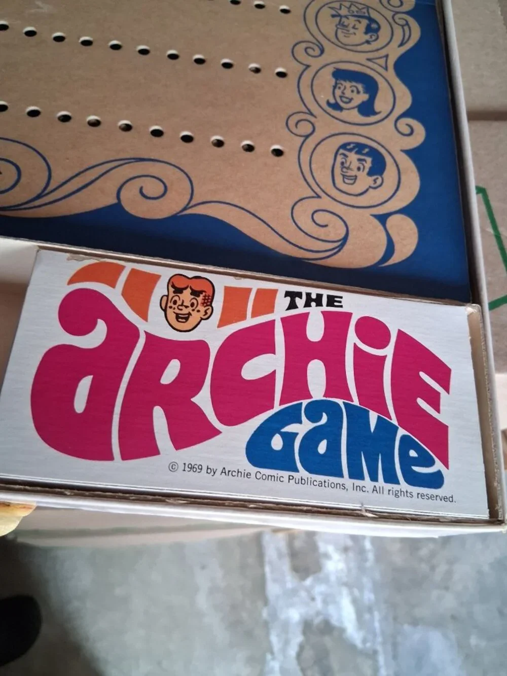 VTG The Archie Game 1969 Board Game Even/Odd